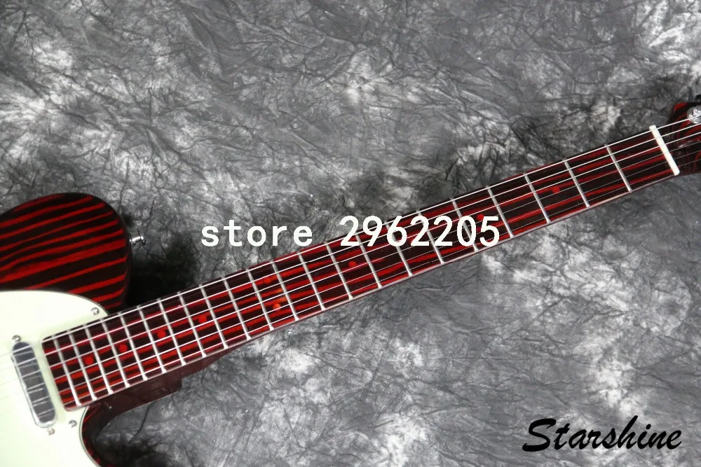 Высокое качество Классическая TL электро-гитара SR-L02 звукосниматель альнико Кость Гайка латунь седла красный цвет