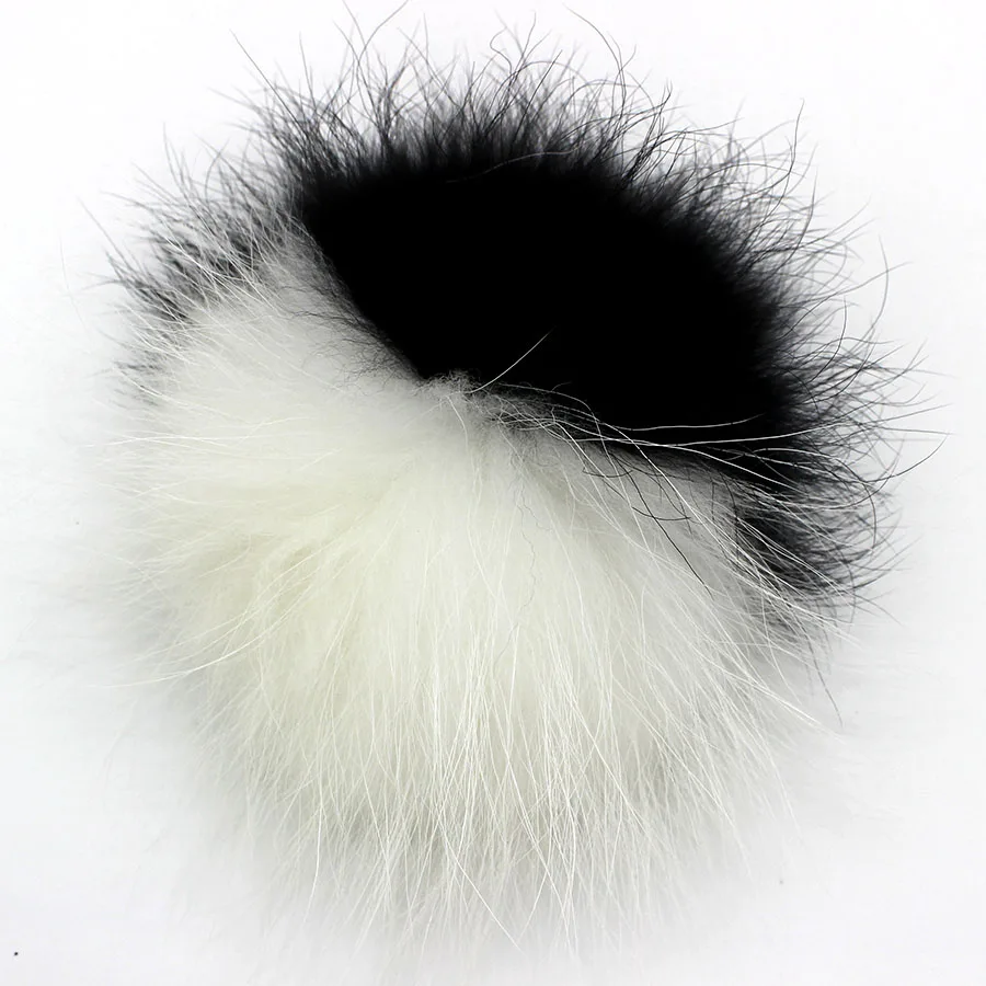 DIY 13 14-15 см серый черный белый мех енота помпон пушистый пэчворк меховые шарики вязаная шапка шапки бини вязаные шарфы