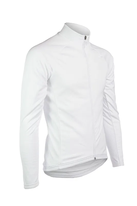 Белая мужская зимняя теплая флисовая одежда для велоспорта Ropa Ciclismo Maillot зимняя велосипедная майка - Цвет: Белый