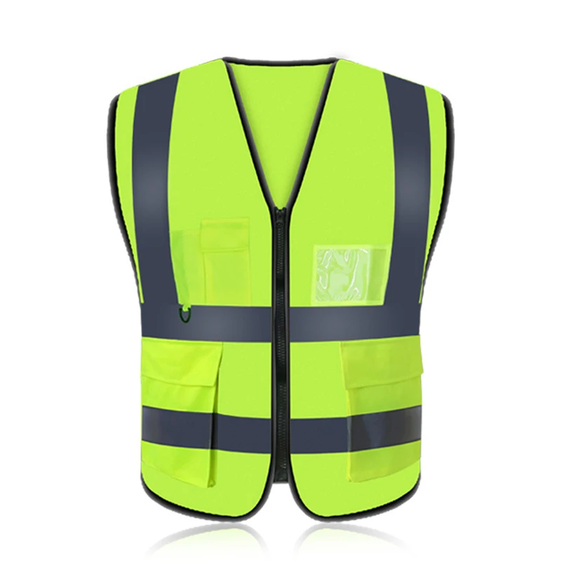 

Unisex High Visibility Reflective Multi Pocket Vest Working Clothes Motorcycle Cycling Sport Outdoor Reflective Safety Clothing