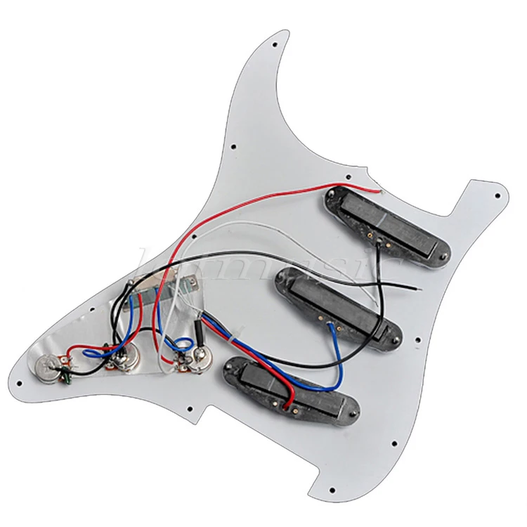 Хорошее качество 1 шт. SSS Pickguard белый жемчуг 3 слоя для Fender Strat Гитара Замена|3 ply|sss