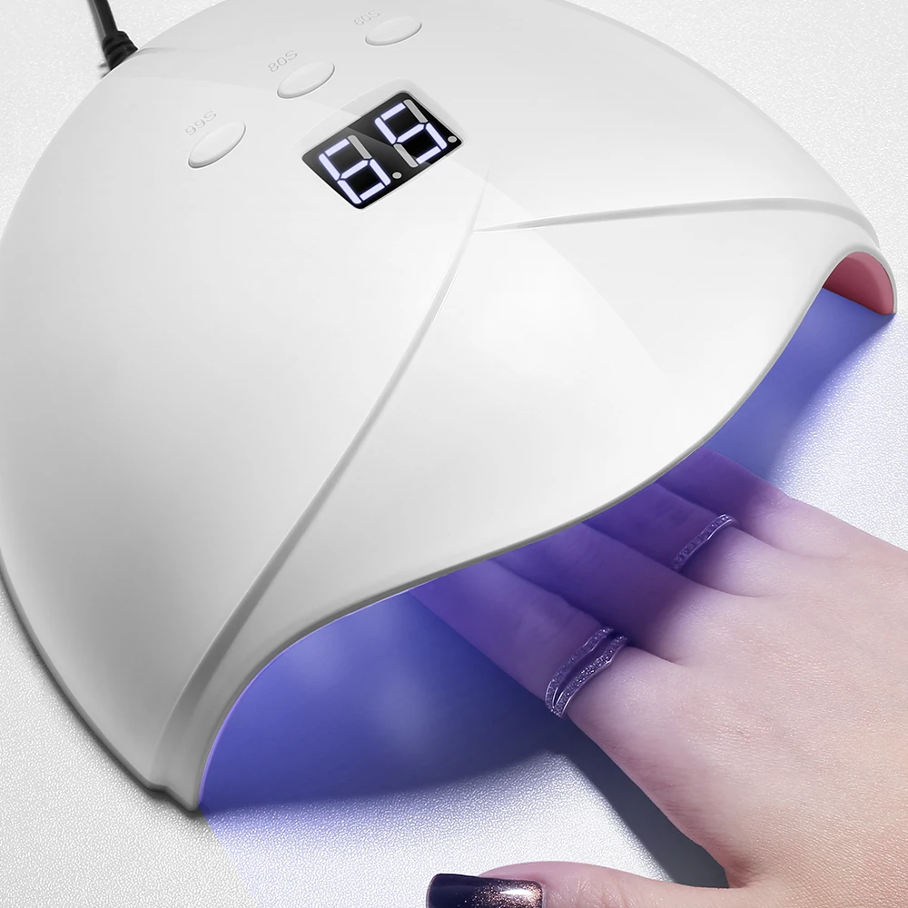

Lacheer 36W UV Led Lamp Nail Dryer For All Types Gel 12 Leds UV Lamp for Nail Machine Curing 60s/80s/99s Timer USB Connector