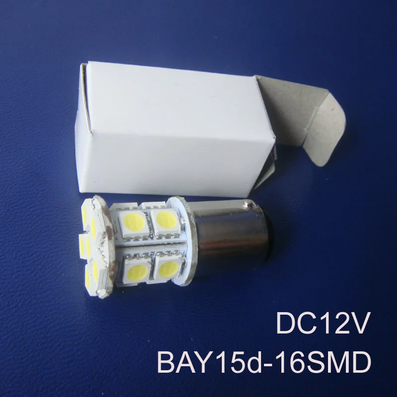 High quality DC12V 3W 1157 BAY15d,BAZ15d,PY21/4W P21/4W Auto Led Brake Lights Car Parking Lamp Tail Bulb free shipping 5pcs/lot