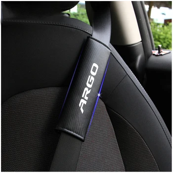 

2PCS Reflective Car Seat belt shoulder Pads Safe Seat Belt Cover For FIAT Argo Car Styling Auto Parts