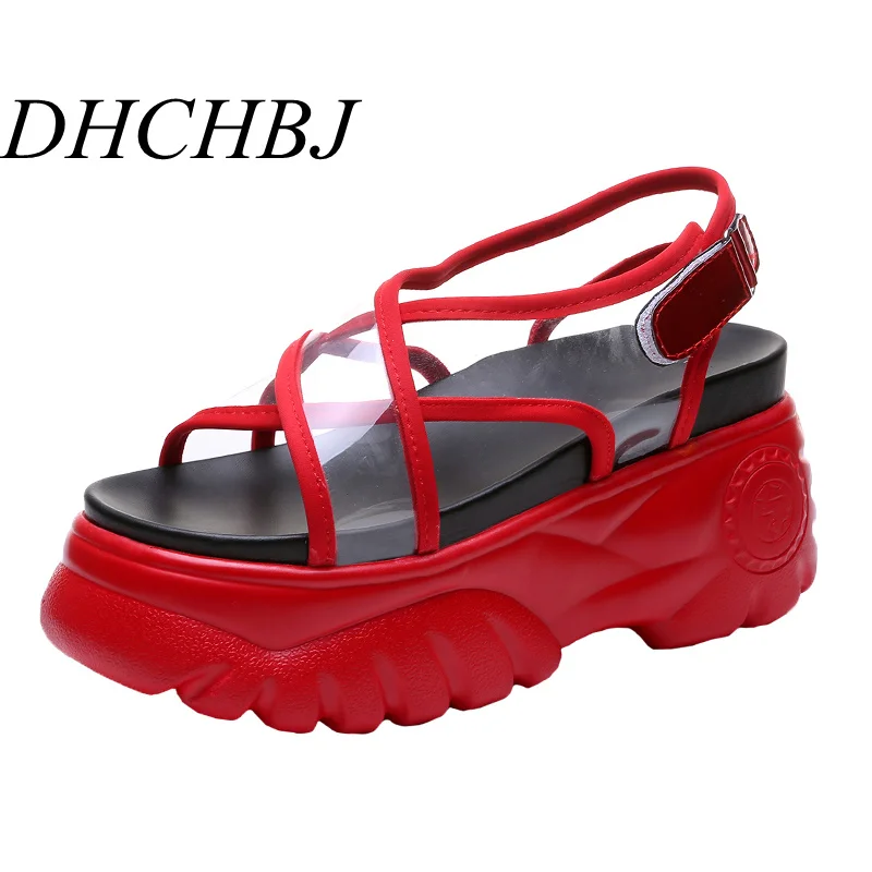 

Chunky Platform Wedge Women Sandals Summer Beach Open Toe Woman Sandalias Breathable Thick Sole Mujer Casual Footwear