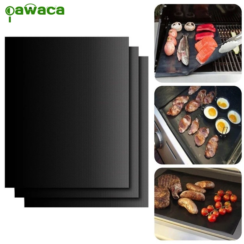 BBQ Grill Mat Non Stick BBQ Grill Roast Mat Sheet Cooking Baking Liners