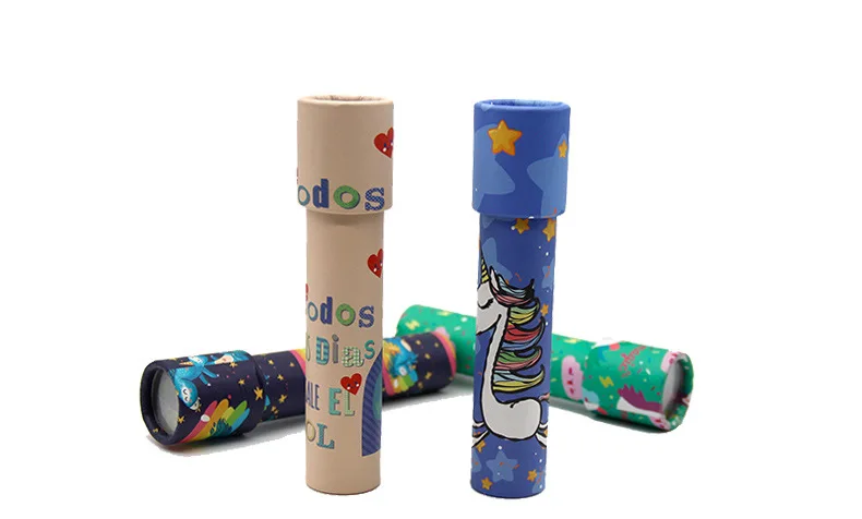 1Pcs 3D Cartoon Rotate Kaleidoscope Imaginative Colorful Toy Funny Education Classic Toys Gifts For Children Kids Baby