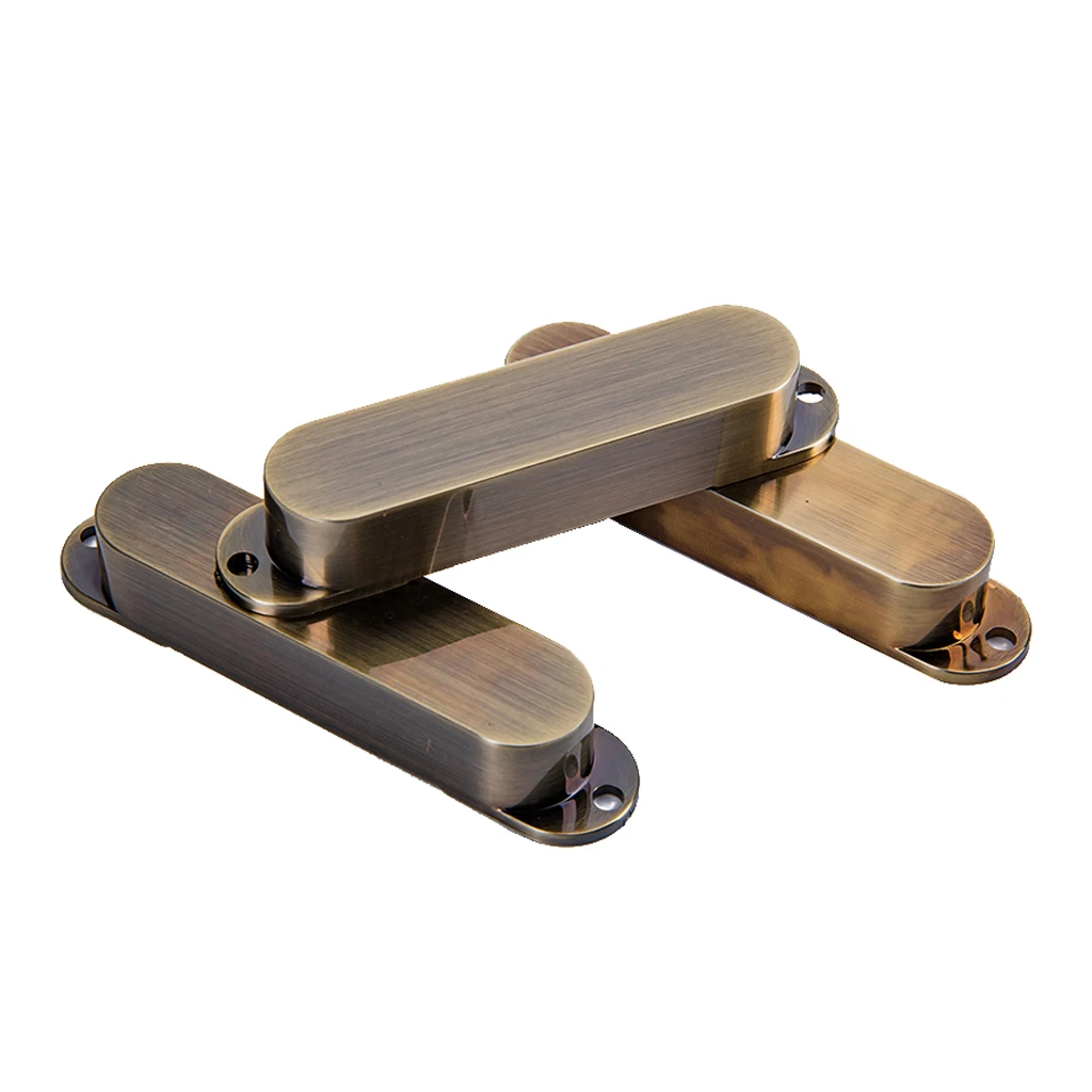 3 Pieces Electric Guitar Sealed Single Coil Pickup Cover for ST Strat Stratorcast