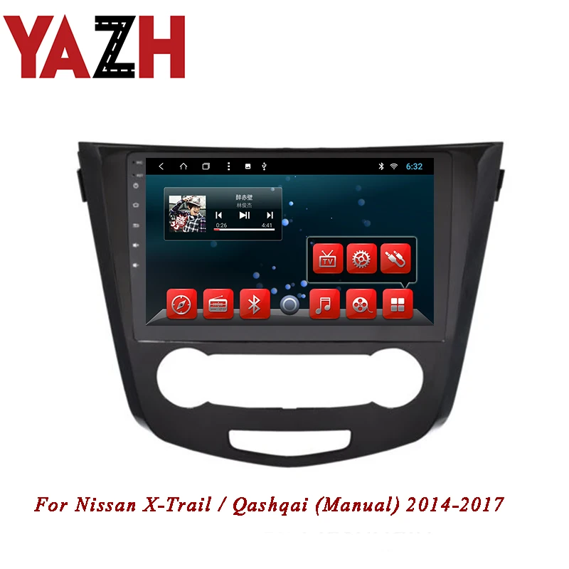 Sale YAZH 1 Din Android 9.0 Auto Radio Stereo For Nissan X-Trail / Qashqai (Manual) 2014 2015 2016 2017 Head Unit Multimedia No DVD 0 Sale YAZH 1 Din Android 9.0 Auto Radio Stereo For Nissan X-Trail / Qashqai (Manual) 2014 2015 2016 2017 Head Unit Multimedia No DVD 0