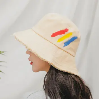 

HobbyLane Women Wide Brim Sun Hat Cotton Fisherman Cap for Out Travel