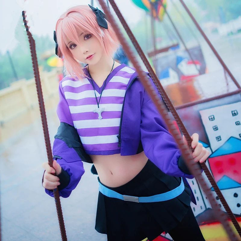 Аниме FGO Fate Grand Order Apocrypha Rider Astolfo Asutorufo униформа для косплея костюмы Спортивная