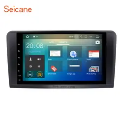 Seicane 9 "2 din HD touchescreen Bluetooth gps Android 7,1 FM радио автомобиль Mercedes Benz ML класса W164 ML350 ML430 ML450 ML500