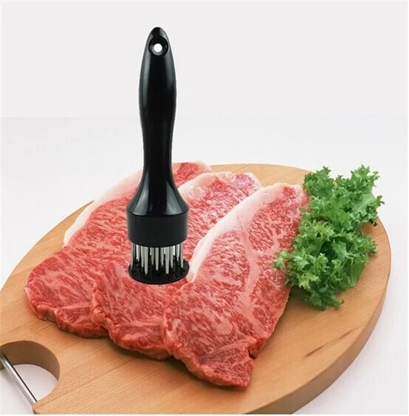 Стейк свинина Чоп быстро рассыпчатое Мясо Tenderizer иглы из нержавеющей стали нежное мясо молоток кухня помощник J2Y