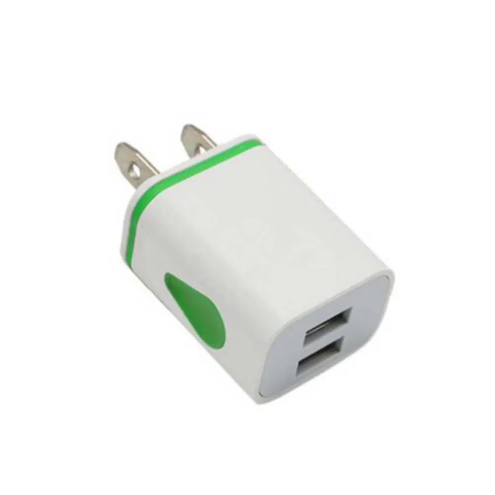 2 USB порта красочная Капля воды свет настольное зарядное устройство 5V 2.1A смартфон