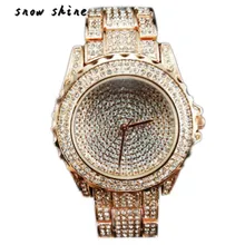 snowshine #10xin Luxury women watches rhinestone ceramic crystal Quartz watches Lady Dress Watch free shipping
