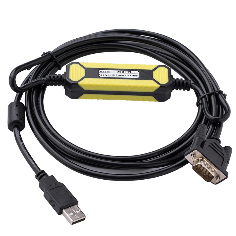 

1pcs USB-PPI USB/PPI Programming Cable for Siemens S7-200 PLC,PC/PPI (PCPPI) USB Version 6ES7 901-3DB30-0XA0 Win7 Wincc Runtime
