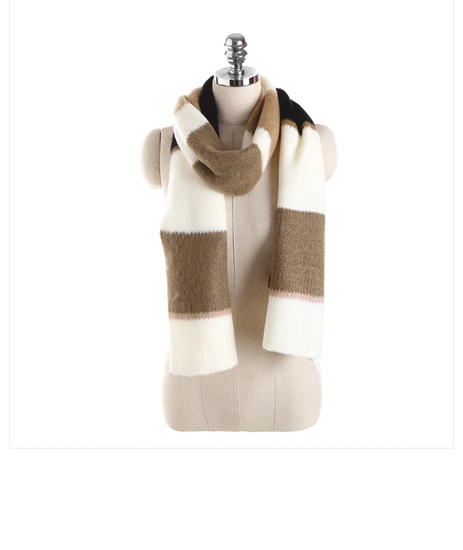 Waliicorners Women'S Scarf Winter Warm Thick Shawl Chiffon Luxury Palestine Cashmere Plaid Pashmina 13 3_02
