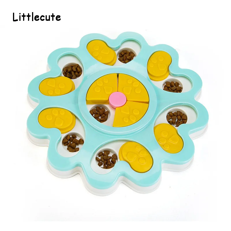 

Educational Dog Toys Flower Design Anti Choke Dog Bowl Puppy Dog Food Dispenser Pet Dog Training Toys 25*3cm