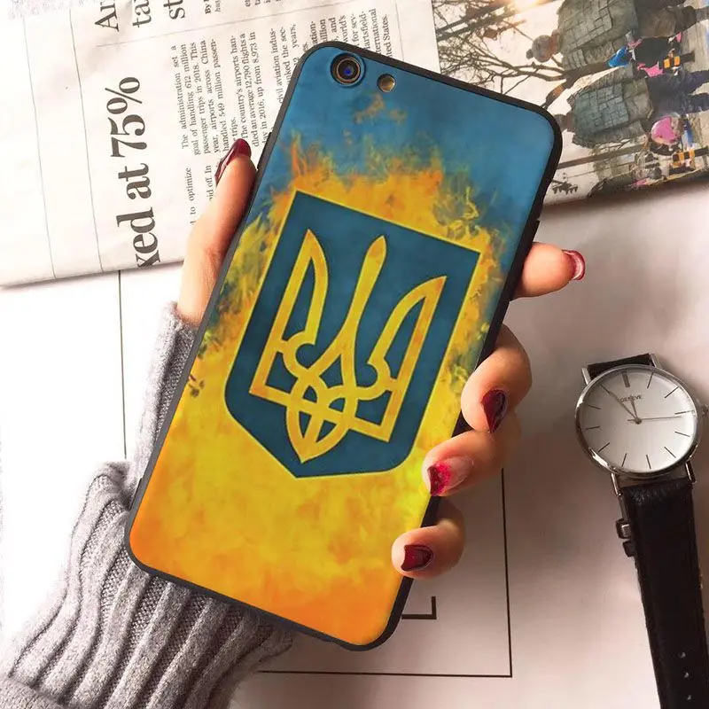 MaiYaCa keep calm and ukraine с рисунком флага, стильный дизайн, чехол для телефона, для iphone 7, 7 plus, X, 8, 8 plus, 5S, 6s, 6s Plus, 6