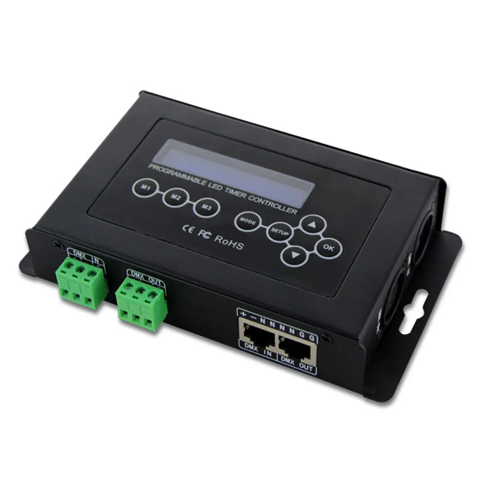 

BC-322-DMX Timer Dimmer DMX Led Controller DC9V Aquarium Controller For Led Strip Light