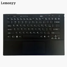 US клавиатура с подсветкой для ноутбука для sony SVS13 SVS13129CJ SVS13A1AJ SVS131 SVS132 025-2USA-2658 125-1USB2657 с Palmrest верх