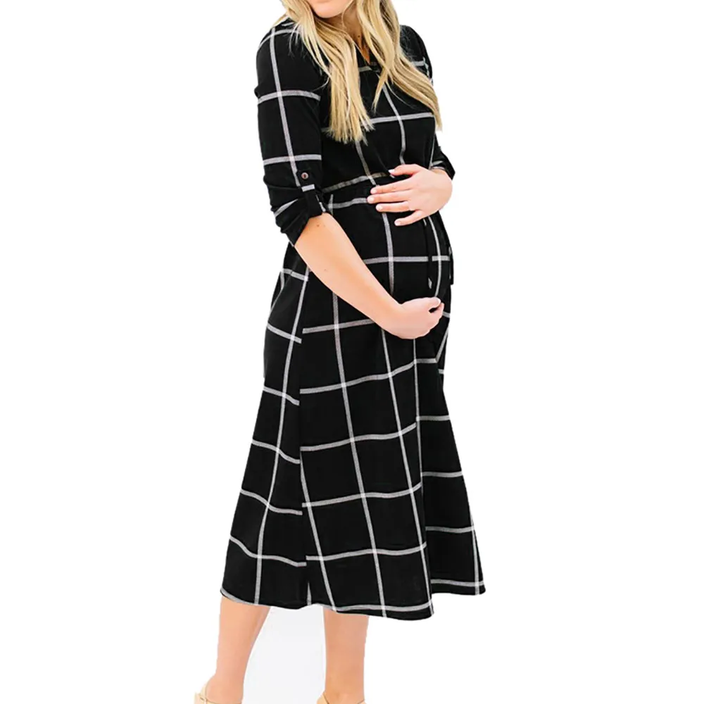 

Sundress Pregnancy Dress Women Pregnant Sexy Photography Props Casual Nursing Boho Chic Tie Dress Ropa Embarazada 5.15