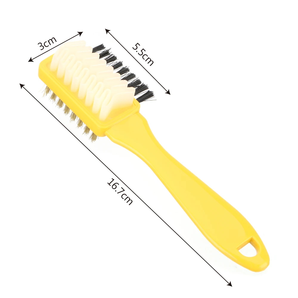 1 шт. 3 в 1 щетка для обуви практичная замша нубук обувь очиститель ботинок щетка для чистки и резиновый ластик набор сумочек кисти