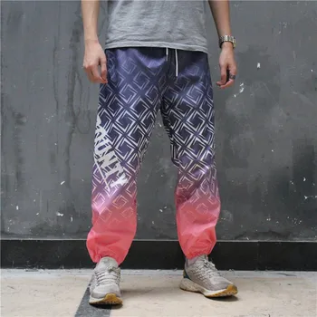 

Mens 2019 Summer Casual Thin Print Harem Pant Male Loose Fashion Trousers Streetwear Hip Hop Joggers Pants For Male