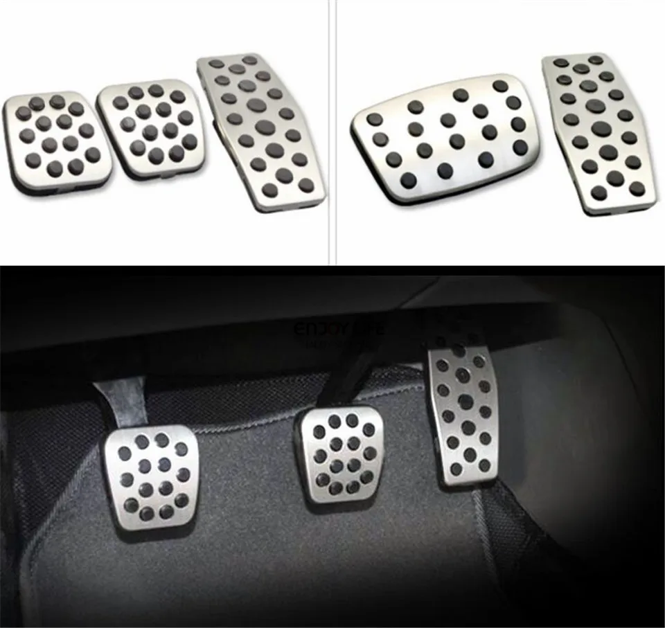 Fuel Gas Brake Clutch Foot Pedal Kit Set AT / MT For Chevrolet Chevy