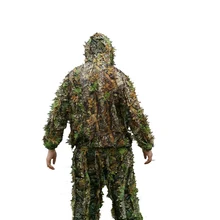 Охотничья одежда новые 3D Кленовый лист бионические маскировочные костюмы Yowie sniper birdwatch страйкбол камуфляж одежда куртка и брюки