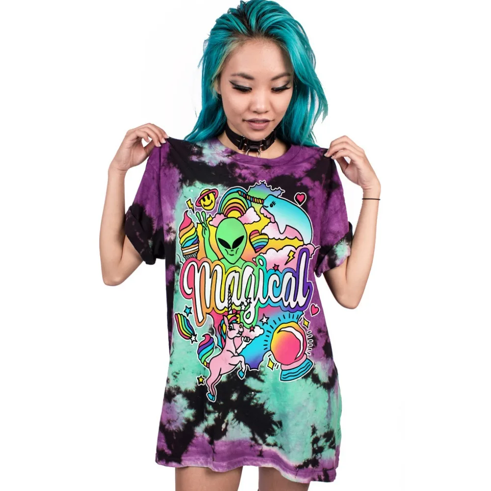 

The Alien Cartoon Crystal ball 3D Printed Women Tops Tees Loose Casual O-neck Long T shirts Soft Polyester/Spandex Fashion Blusa