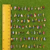 100pcs N Scale 1:160 Painted Figures People Passenger Evemodel P150W 6