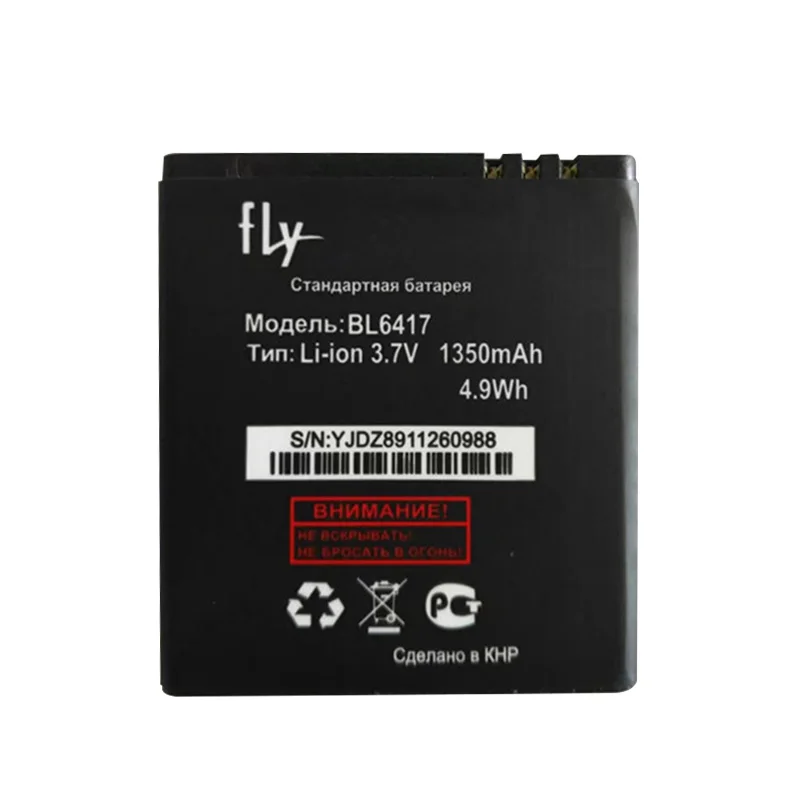 

3.7V BL6417 Battery For Quality For FLY BL 6417 IQ239 IQ 239 New Mobile Phone Lithium 1350mAh Battery Replacement Parts