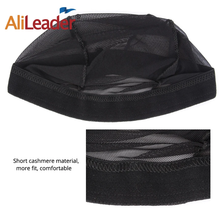 Alileader Wig Caps For Women Elastic Mesh Cap Wig Net Hairnet Snood Hair Wig Weaving Cap Netural Nude Black Brown Blonde