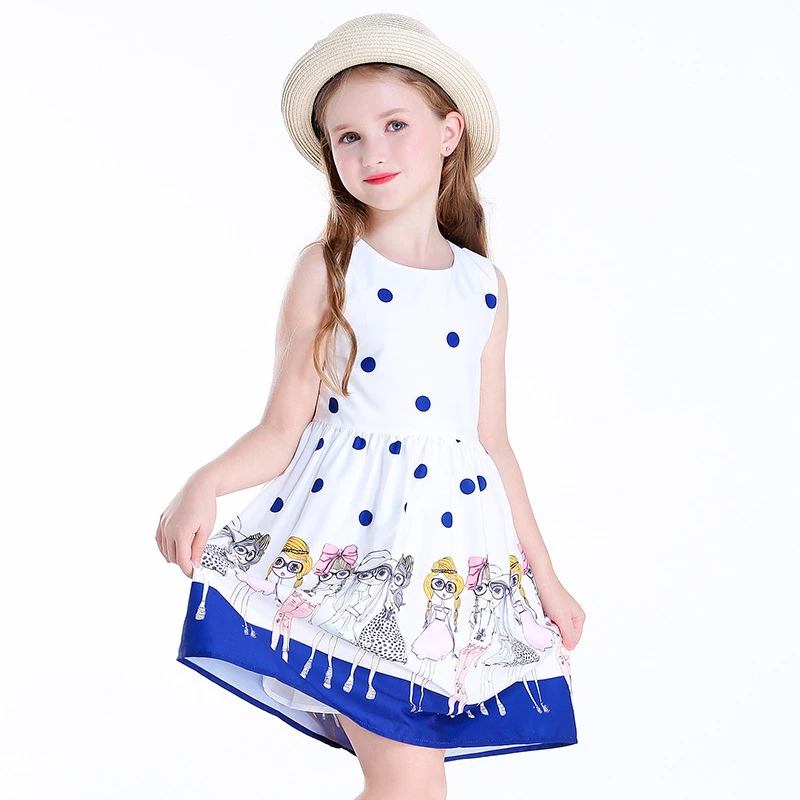 wallpapers Dress Drawing For Kids Girls cute hand drawing pattern girls dress sleeveless clothing kids dresses for girls 3 4 5 6 7 year children princess clothes 2018