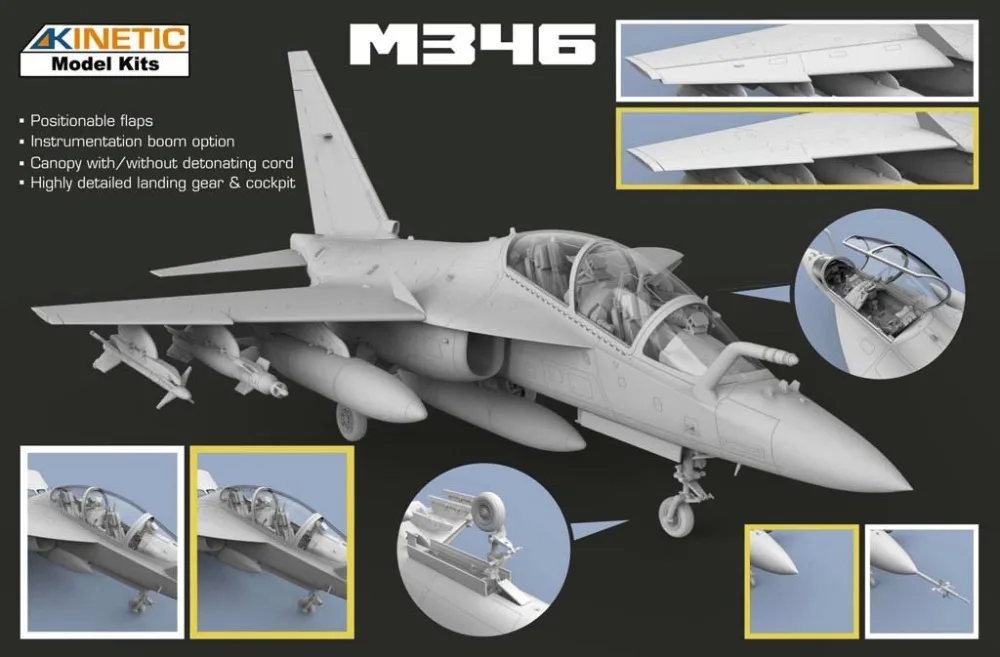 KINETIC K48063 1/48 M-346, усовершенствованный Тренировочный Набор