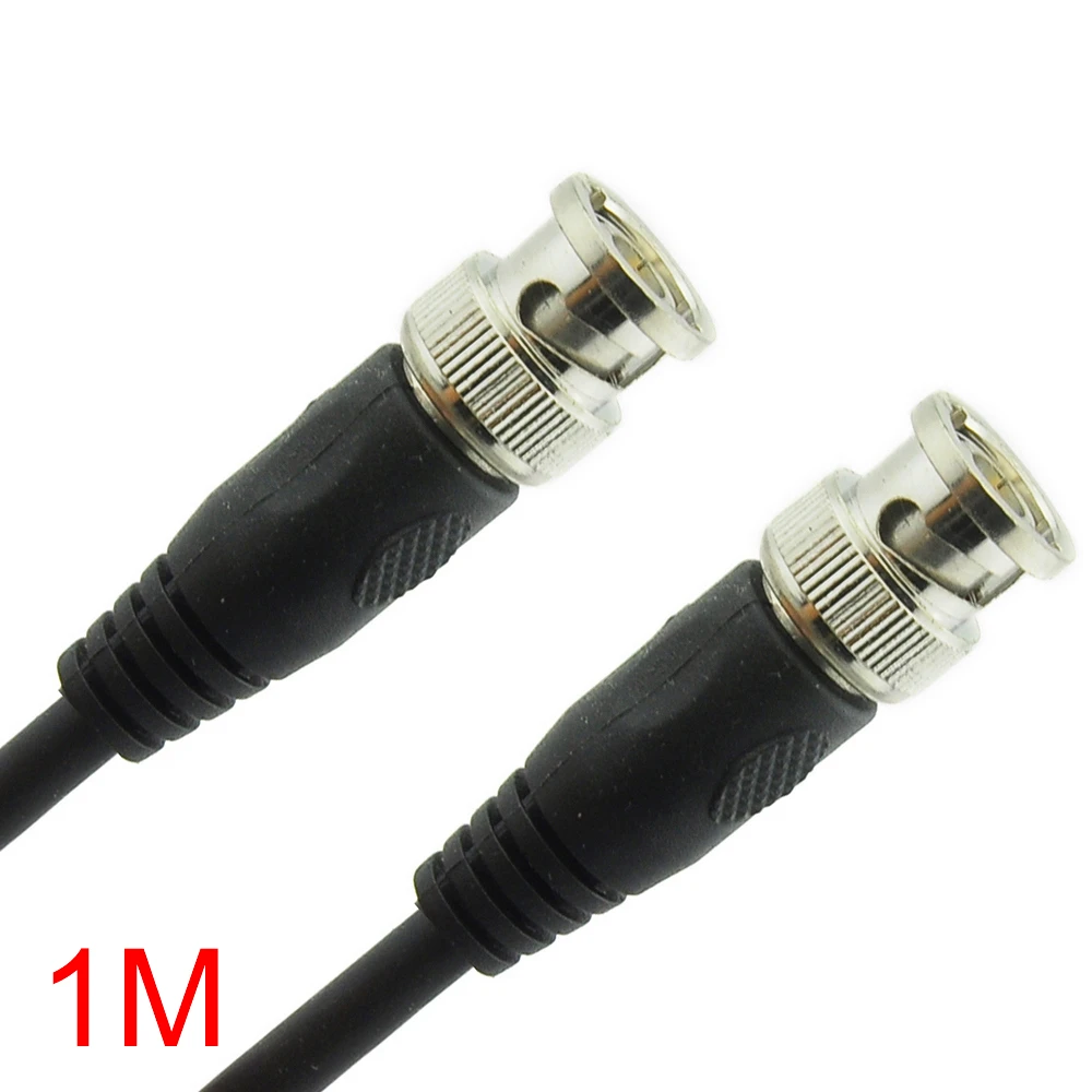 1M/3.28FT BNC Male to BNC Male Connector RG59 Coaxial Cable For CCTV