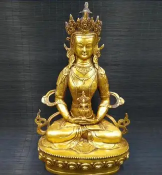 

China Tibetan Buddhism Brass statue King Kong Buddha
