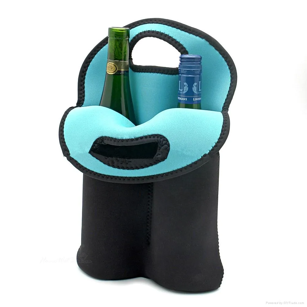 double wine cooler bag