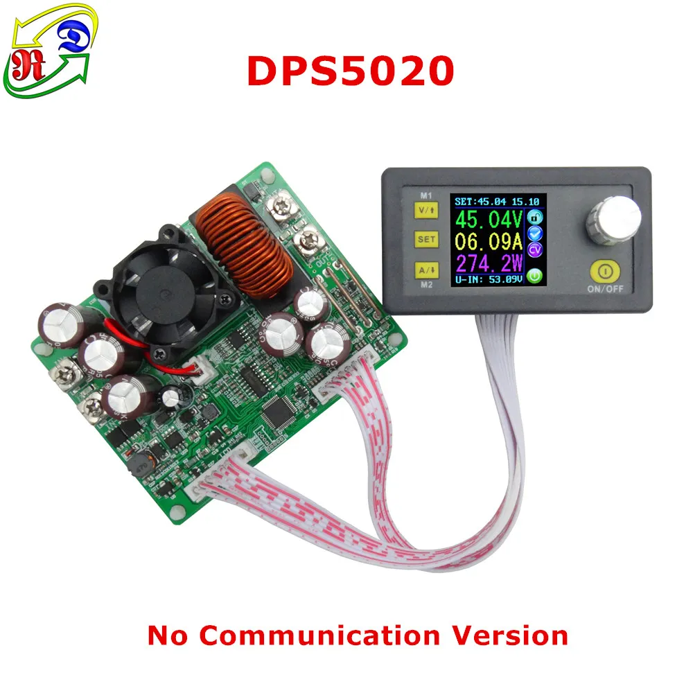 RD DPS5020 Постоянное Напряжение Ток dc-dc понижающий Коммуникационный источник питания понижающий преобразователь напряжения ЖК-вольтметр 50 в 20A - Цвет: DPS5020