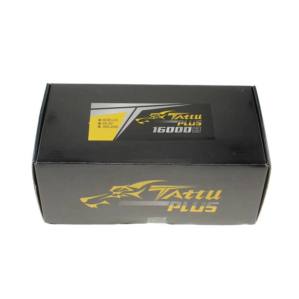 Литий полимерный аккумулятор TATTU 6S 22 2 V 16000mAh Plus 15C 6S1P с разъемом AS150 XT150 для