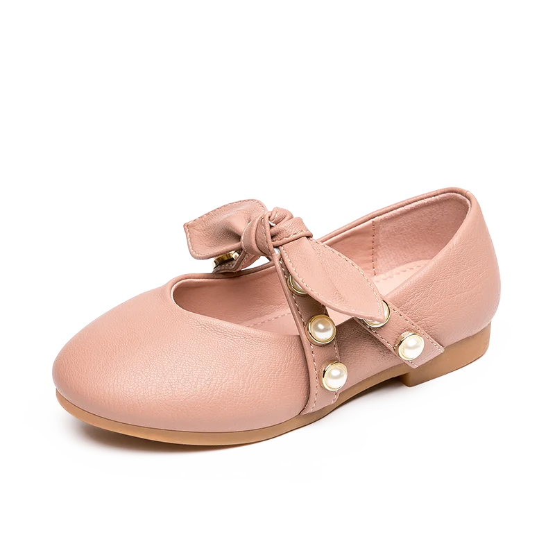 Maggie's Walker children shoes low heeled Pink and Black sweet
