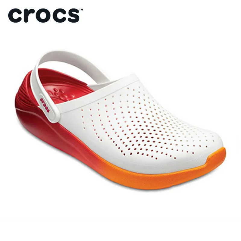 CROCS LiteRide Clog sports slippers outdoor Men's beach sandals men's lightweight shoes summer Crocs shoes