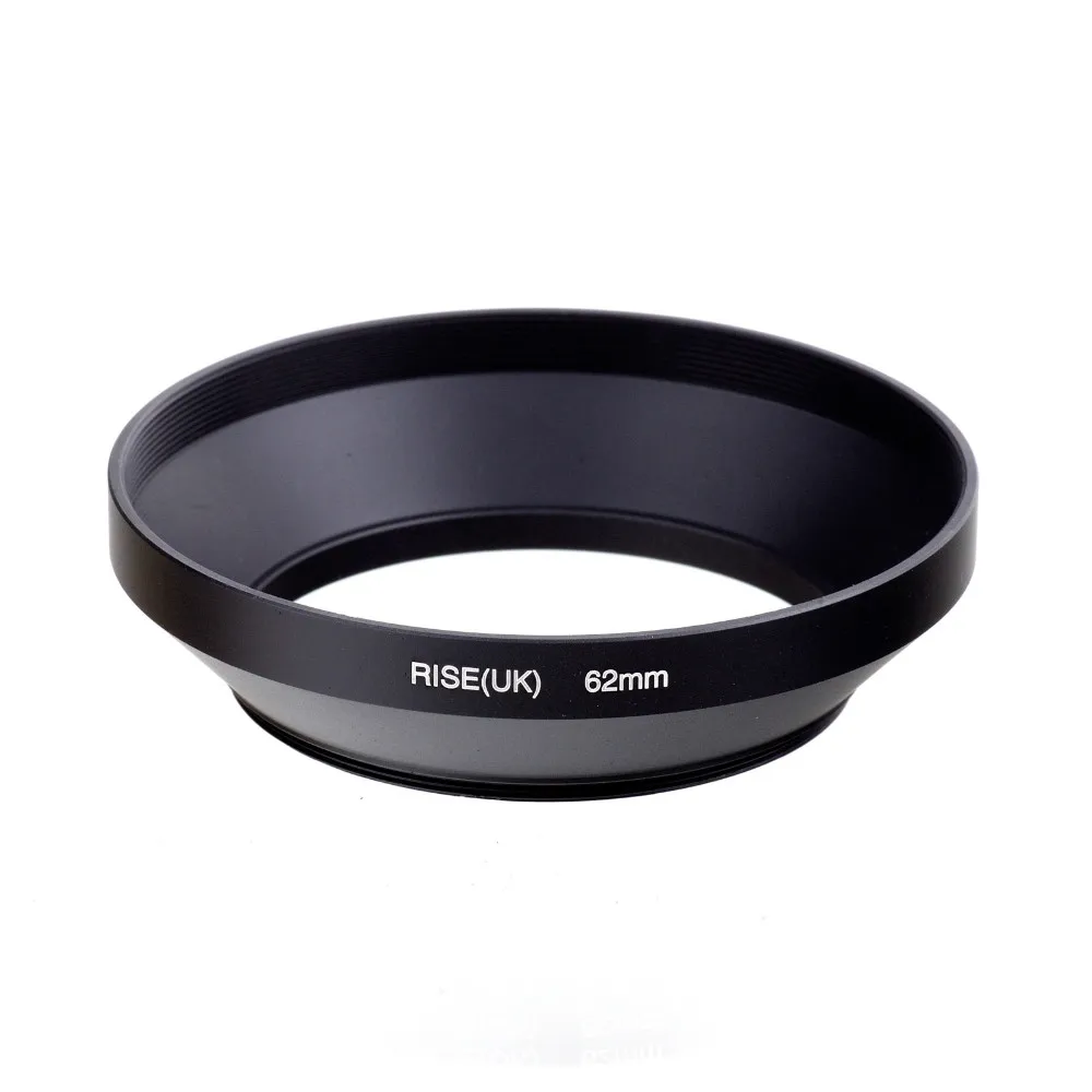 

RISE(UK) Screw-in Mount 62mm 62 mm Metal Wide Angle Lens Hood for Digital camera free shipping