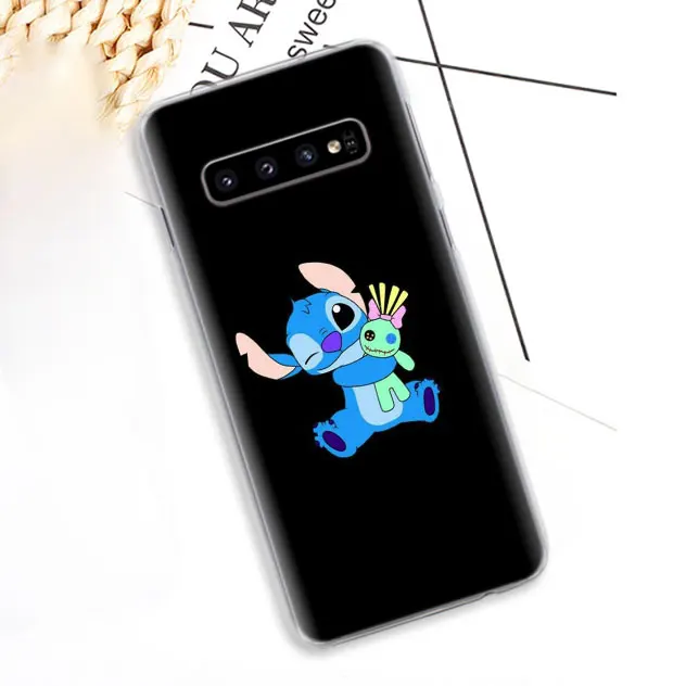 Симпатичный чехол для телефона с изображением Лило чехол s для samsung Galaxy S10e S10 плюс S8 S9 плюс S6 S7 край A40 A50 A70 M20 чехол Coque - Цвет: 06