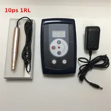 Перманентная ручка для макияжа 1 шт. татуировка бровей и губ Перманентный макияж машина ручка Набор для шейдера иглы наконечник, источник питания комплект