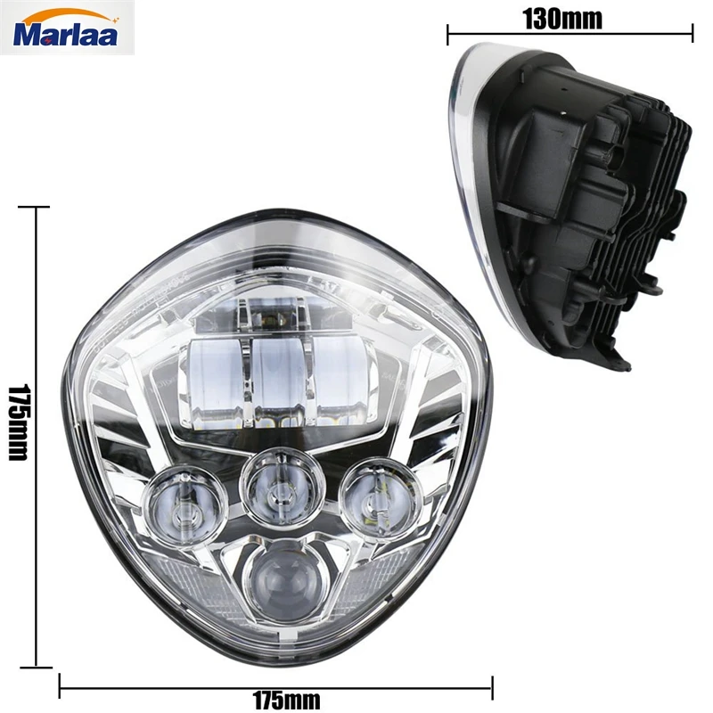 

Motorcycle Driving Lights LED Headlight Headlamp Kit with High & Low Beam for Victory 2010-2016 Cross Models
