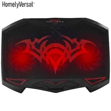 Быстрая скорость 3 вентилятора 2 USB охлаждающая подставка для ноутбука светодиодный светильник охлаждающая подставка для ноутбука USB подставка с вентилятором для ноутбука 13 ''-17''