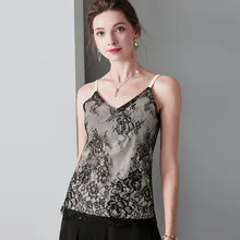 Mesh Lace Top V Neck Silk Beige Shirt Cami Black Spaghetti Adjustable Shoulder Strap Tank Top Women Clothes Backless Sexy Tops Mesh Lace Top V Neck Silk Beige Shirt Cami Black Spaghetti Adjustable Shoulder Strap Tank Top Women Clothes Backless Sexy Tops