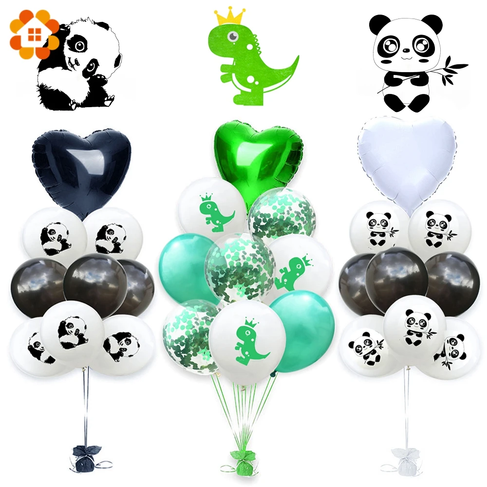 

Lovely Panda&Dinosaur Balloons DIY Letter Banner Garland Ballons for Baby Shower Favors Birthday Party Decorations Kids Gift